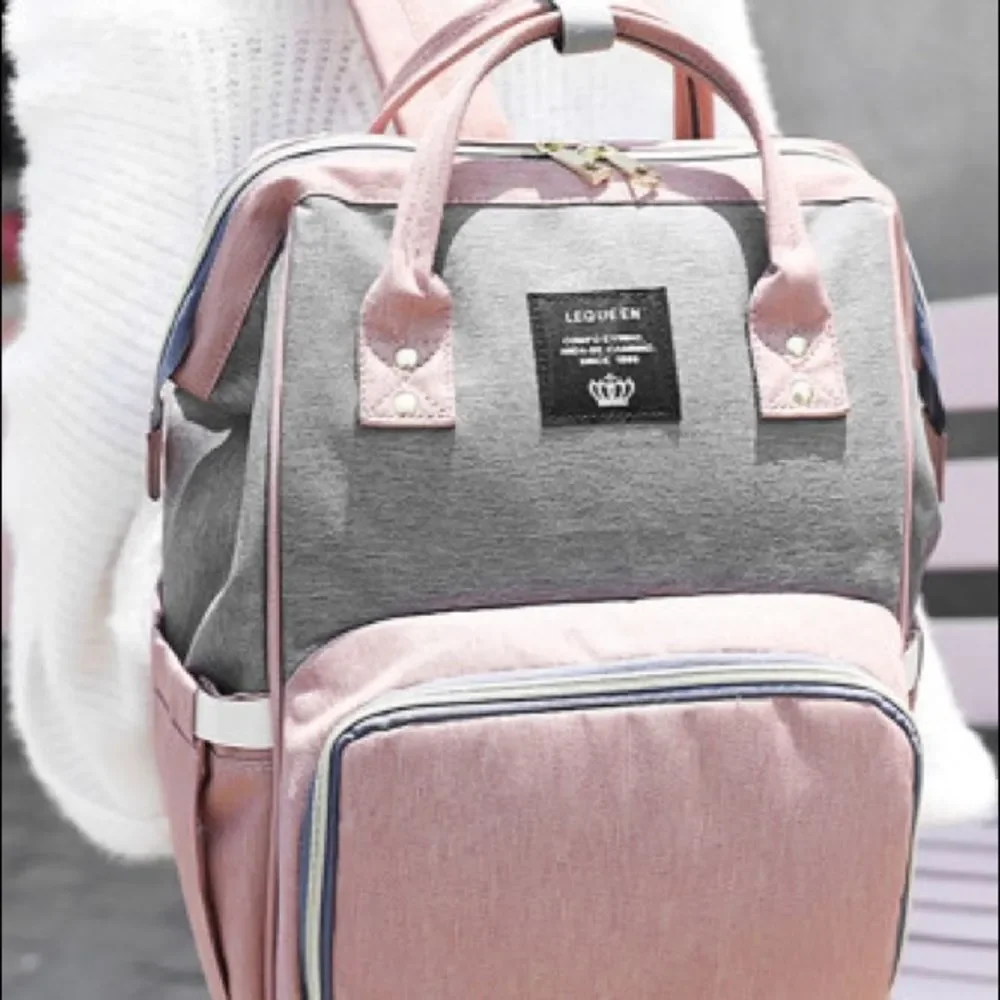Trendy Mama Multipurpose Baby Diaper Bag Backpack Lots of Pockets 💗
